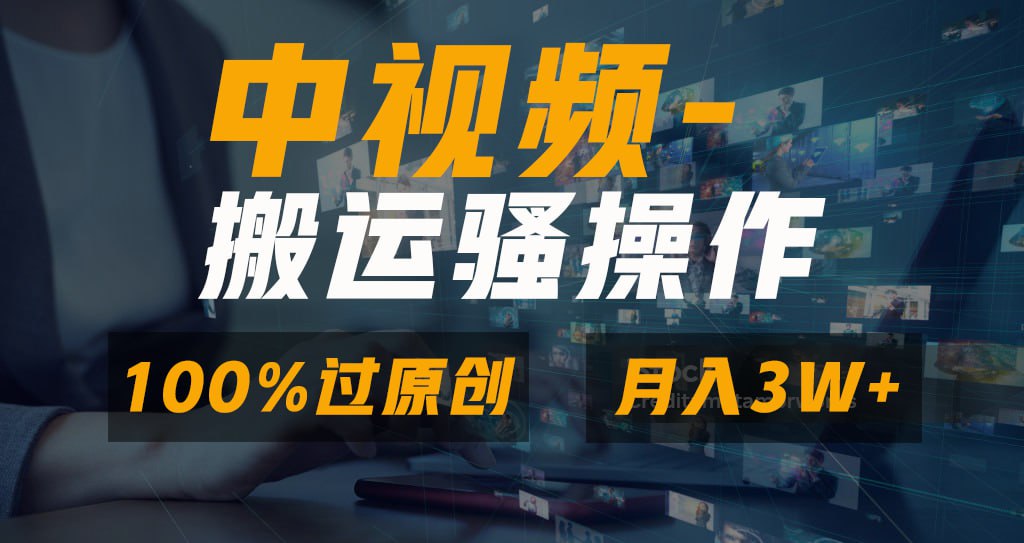 无脑双重去重原创视频教程，小白也能月入3W+！