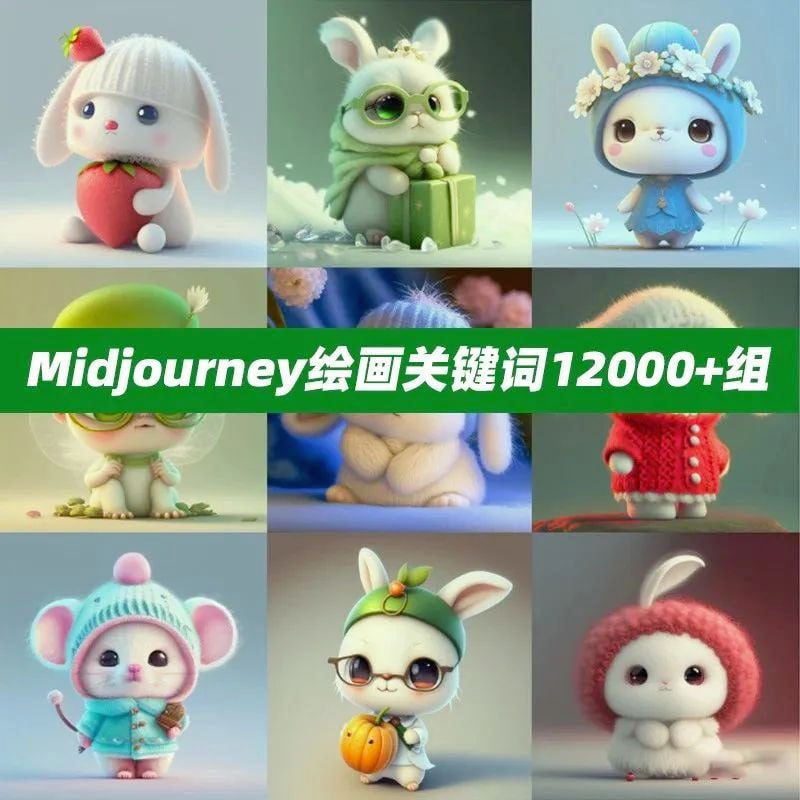 12000套AI绘画关键词+教程：从入门到精通，助你成为AI艺术大师！